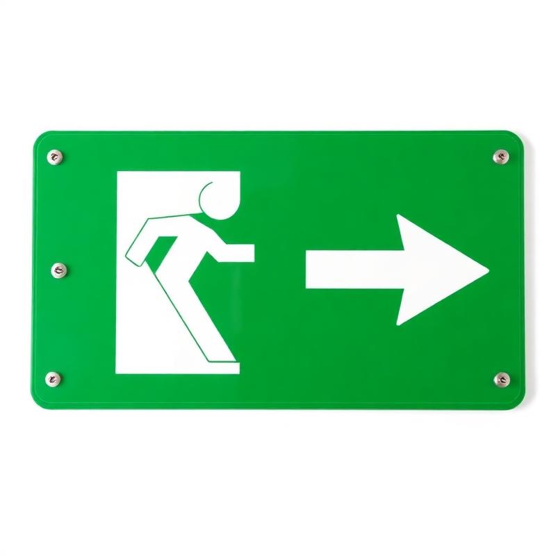 Cartello indicazione uscita di emergenza
